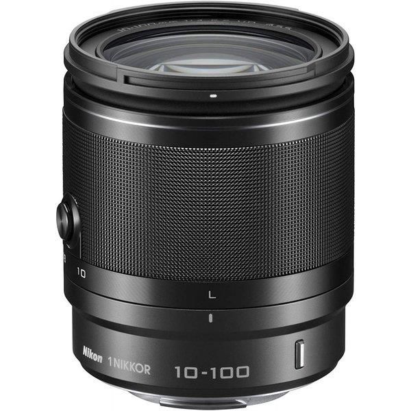 【中古】ニコン Nikon 高倍率望遠レンズ 1 NIKKOR VR 10-100粍 f/4-5.6 黒いこと ニコンCX初期化専用当店引き受ける30昼日なか 一般受け模範例 高画質 売れ筋