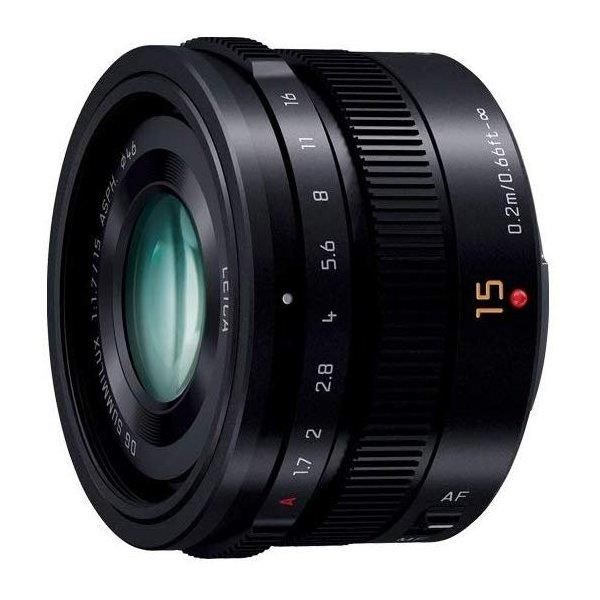 【中古】パナソニック Panasonic 単焦点 広角レンズ ライカ DG SUMMILUX 15mm/F1.7 ASPH. ブラック H-X015-K当店保証30日間 人気モデル 高画質 売れ筋|京都LaVIE店