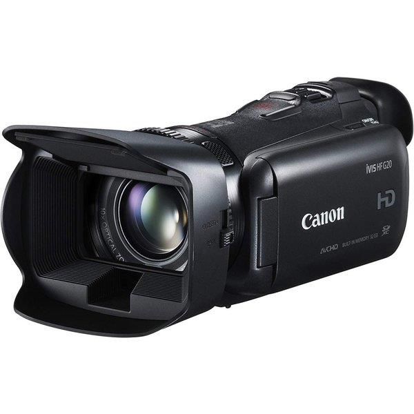 【中古】キヤノン Canon デジタルテレビカメラ iVIS HF G20 光学10倍望遠レンズ 内蔵32GB記憶装置 黒いこと IVISHFG20当店引き受ける30昼日なか 一般受け青写真 高画質 売れ筋