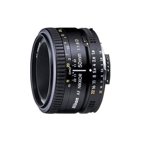 【中古】ニコン Nikon 単焦点レンズ Ai AF Nikkor 50mm F1.8D フルサイズ対応当店保証30日間 人気モデル 高画質 売れ筋