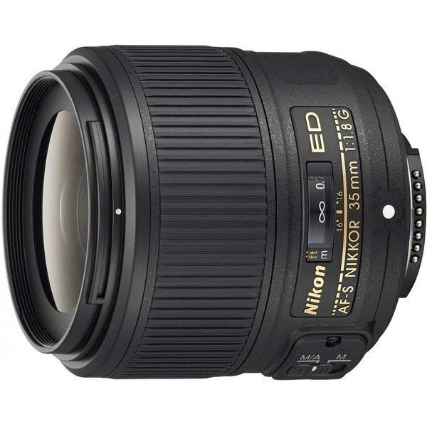 【中古】ニコン Nikon 単焦点レンズ AF-S NIKKOR 35mm f/1.8G ED フルサイズ対応当店保証30日間 人気モデル 高画質 売れ筋