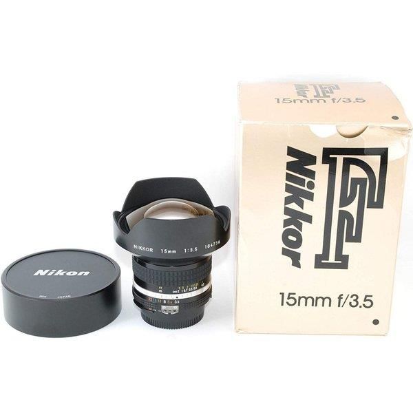 【中古】ニコン Nikon Ai-s NIKKOR 15mm F3.5当店保証30日間 人気モデル 高画質 売れ筋