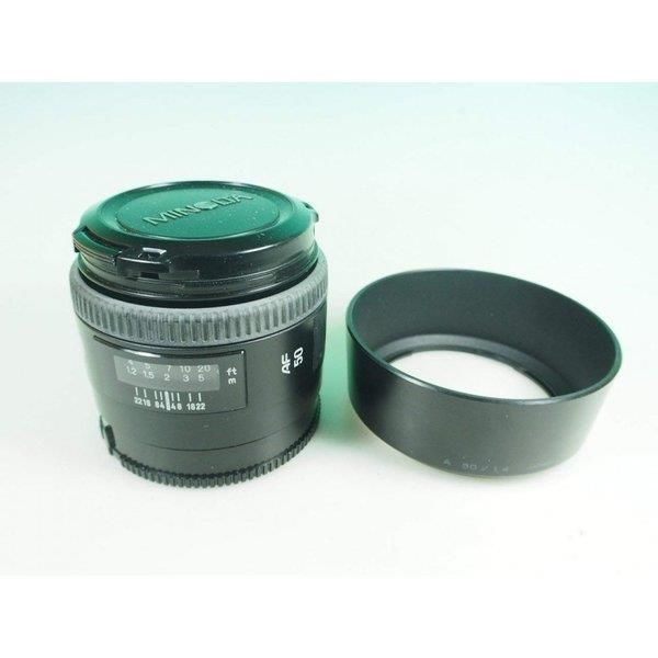 【中古】ミノルタ MINOLTA AF レンズ 50mm F1.4 New当店保証30日間 人気モデル 高画質 売れ筋