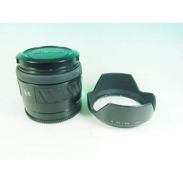 【中古】ミノルタ MINOLTA AF 水晶体 24粍 F2.8 New当店引きうける30昼日なか 一般受け真似形 高画質 売れ筋 TV・オーディオ・カメラ-カメラ用交換レンズ-カメラ・ビデオカメラ・光学機器