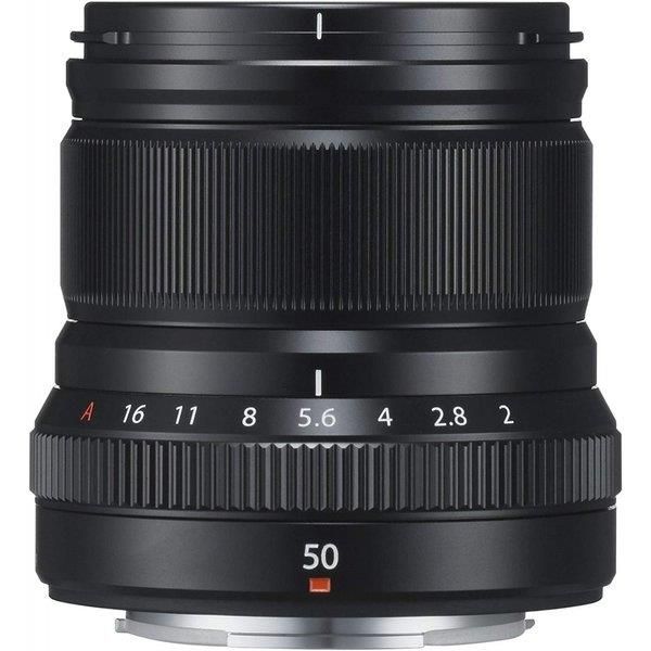 【中古】フジフィルム FUJIFILM 単焦点中望遠レンズ XF50mmF2 R WR B ブラック当店保証30日間 人気モデル 高画質 売れ筋