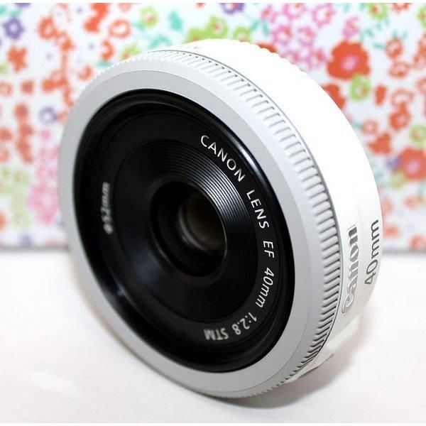 【中古】キヤノン Canon 単焦点レンズ EF40mm F2.8 STM フルサイズ対応-White-当店保証30日間 人気モデル 高画質 売れ筋