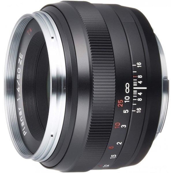 【中古】カールツァイス Carl Zeiss Planar T*1.4/50 ZE キャノンEF当店保証30日間 人気モデル 高画質 売れ筋