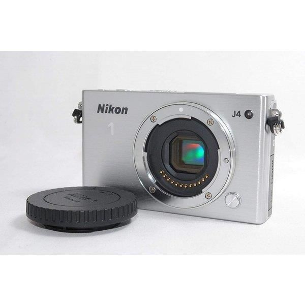 【中古】ニコン Nikon J4 シルバー J4HPLKSL ボディのみ当店保証30日間 人気モデル 高画質 売れ筋｜京都LaVIE店