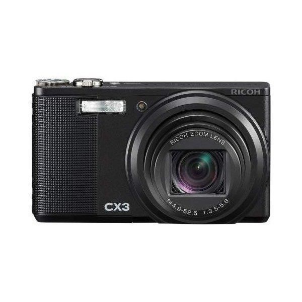 リコーRICOH CX3 動作品　充電器、SDカード付き　中古良品 楽天市場】【中古】リコー RICOH CX3 ブラック CX3BK SDカード