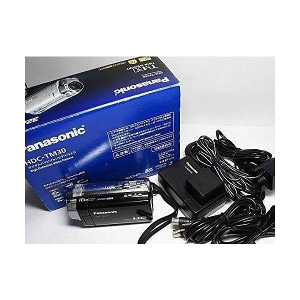 【中古】パナソニック Panasonic デジタルハイビジョンビデオカメラ オニキスブラック HDC-TM30-K当店保証30日間 人気モデル 高画質 売れ筋|京都LaVIE店