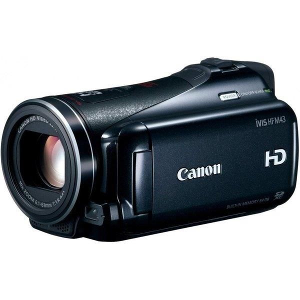 【中古】キヤノン Canon デジタルテレビカメラ iVIS HF M43 IVISHFM43 光学10倍 光学式手ブレ手を加える 内蔵記憶装置64GB当店引き受ける30昼日なか 一般受け青写真 高画質 売れ筋
