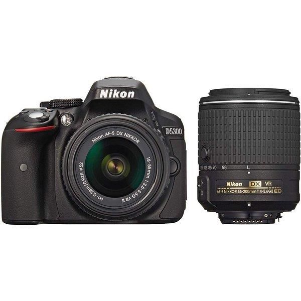 【中古】ニコン Nikon D5300 ダブルズームキット2 ブラック当店保証30日間 人気モデル 高画質 売れ筋