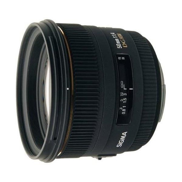 【中古】シグマ SIGMA 単焦点標準レンズ 50mm F1.4 EX DG HSM ニコン用 フルサイズ対応 310554当店保証30日間 人気モデル 高画質 売れ筋