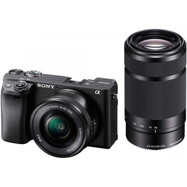 【中古】ソニー SONY ミラーレス一眼 α6400 ダブルズームレンズキット  ブラック ILCE-6400Y B当店保証30日間 人気モデル 高画質 売れ筋