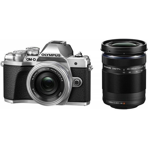 【中古】オリンパス OLYMPUS OM-D E-M10 MarkIII EZダブルズームキット シルバー当店保証30日間 人気モデル 高画質 売れ筋