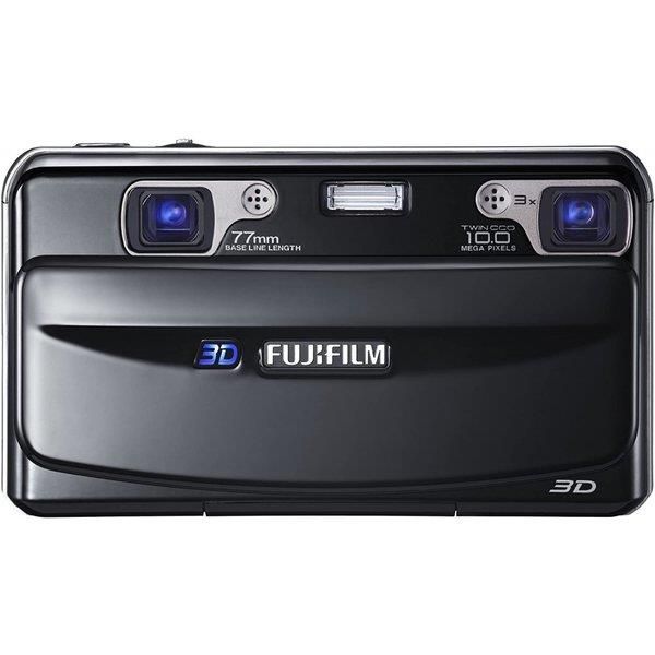 【中古】フジフィルム FUJIFILM 3Dカメラ FinePix REAL ブラック F FX-3D W1当店保証30日間 人気モデル 高画質 売れ筋