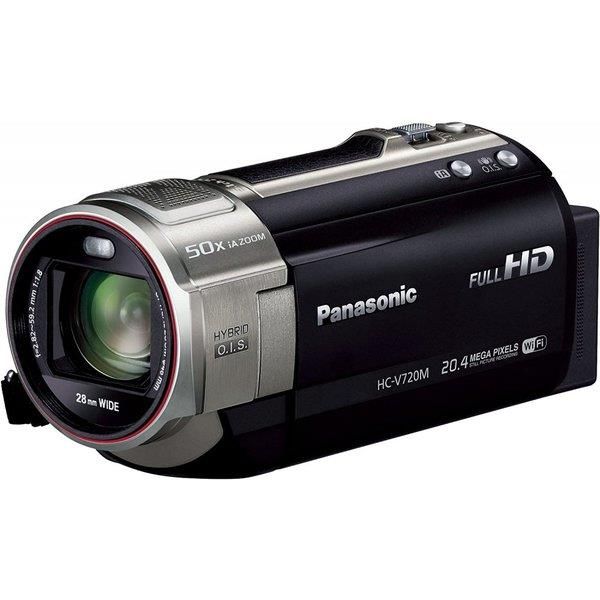 【中古】パナソニック Panasonic デジタルハイビジョンビデオカメラ V720 内蔵メモリー64GB ブラック HC-V720M-K当店保証30日間 人気モデル 高画質 売れ筋