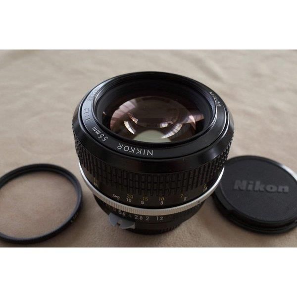 【中古】ニコン Nikon NEW NIKKOR 55mm F1.2当店保証30日間 人気モデル 高画質 売れ筋