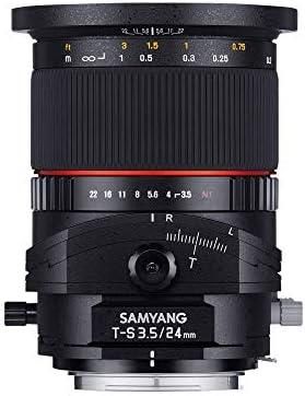 【中古】SAMYANG 単焦点広角ティルトシフトレンズ 24mm F3.5 キヤノン EF用 フルサイズ対応当店保証30日間 人気モデル 高画質 売れ筋