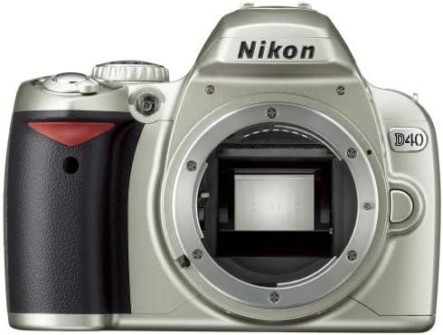 【中古】Nikon デジタル一眼二眼レフ写真器 D40 しろがね色 上半身本体 D40S当店言いはなつ30昼日なか 一般受けひな型 高画質 売れ筋