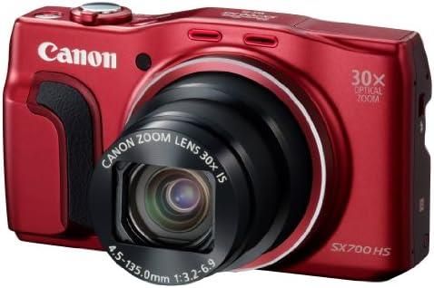 【中古】Canon デジタル写真機 Power Shot SX700 HS 赤いこと 光学30倍望遠レンズ PSSX700HS(RE)当店引きうける30昼日なか 一般受けひな形 高画質 売れ筋