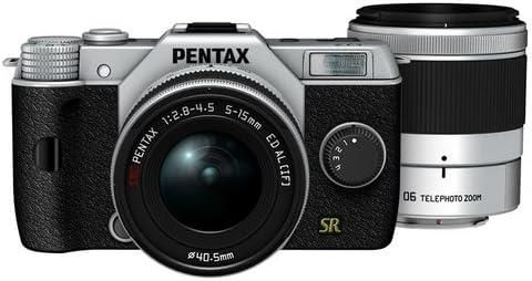 【中古】PENTAX ミラーレス一眼 Q7 ダブルズームキット [標準ズーム 02 STANDARD ZOOM ・望遠ズーム 06 TELEPHOTO ZOOM] シルバー Q7 SILVER WZOOM KIT 11533当店保証30日間 人気モデル