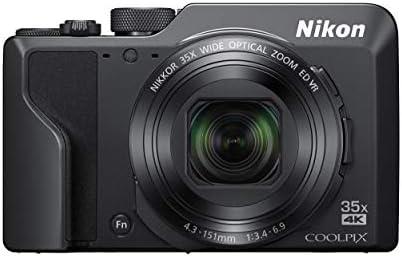 【中古】Nikon デジタル写真機 COOLPIX A1000 BK 光学35倍 ISO6400 アイセンサー付EVF クールピクス 黒いこと A1000BK当店引き受ける30昼日なか 一般受け青写真 高画質 売れ筋