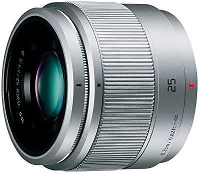 【中古】パナソニック 単焦点レンズ マイクロフォーサーズ用 ルミックス G 25mm/ F1.7 ASPH. シルバー H-H025-S当店保証30日間 人気モデル 高画質 売れ筋