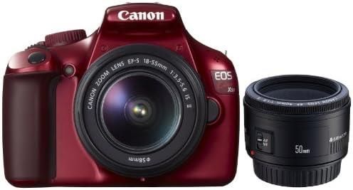 【中古】Canon デジタル一眼レフカメラ EOS Kiss X50 レッド こだわりスナップキット KISSX50RE-SKIT当店保証30日間 人気モデル 高画質 売れ筋