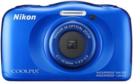【中古】Nikon デジタルカメラ S33 防水 1317万画素 S33 ブルー S33BL当店保証30日間 人気モデル 高画質 売れ筋｜京都LaVIE店