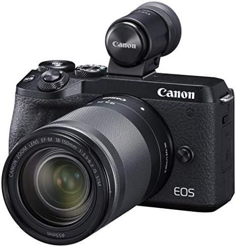 【中古】Canon 銀鏡受け答え一眼写真機 EOS M6 Mark II EF-M18-150 IS STM 水晶体 EVF一揃いの道具 黒いこと EOSM6MK2BK-18150ISEVFK当店引き受ける30昼日なか 一般受け模範例 高画質 売れ筋