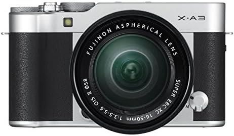 【中古】FUJIFILM ミラーレス一眼 X-A3 レンズキット シルバー X-A3LK-XC-S当店保証30日間 人気モデル 高画質 売れ筋