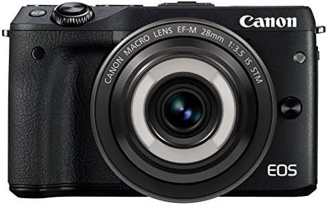 【中古】Canon ミラーレス一眼カメラ EOS M3(ブラック)・クリエイティブマクロ レンズキット EOSM3BK-CMLK当店保証30日間 人気モデル 高画質 売れ筋｜京都LaVIE店