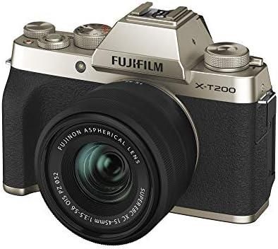【中古】FUJIFILM ミラーレス一眼カメラ X-T200レンズキット シャンパンゴールド X-T200LK-G当店保証30日間 人気モデル 高画質 売れ筋