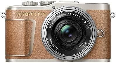 【中古】OLYMPUS ミラーレス一眼カメラ PEN E-PL9 レンズキット ブラウン当店保証30日間 人気モデル 高画質 売れ筋