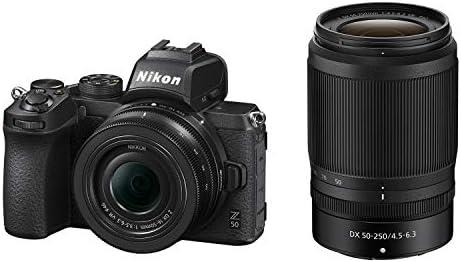 【中古】Nikon ミラーレス一眼カメラ Z50 ダブルズームキット NIKKOR Z DX 16-50mm+NIKKOR Z DX 50-250mm付属 Z50WZ ブラック当店保証30日間 人気モデル 高画質 売れ筋|京都LaVIE店