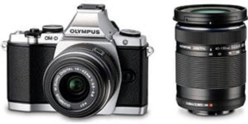 【中古】OLYMPUS ミラーレス一眼 OM-D E-M5 ダブルズームキット シルバー 1605万画素 防塵 防滴 OM-D E-M5 DZKIT SLV当店保証30日間 人気モデル 高画質 売れ筋