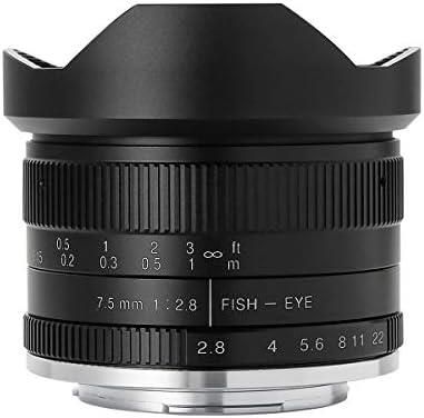 【中古】七細工師 7Artisans 7.5mmF2.8 Fish-eye2 75MB2 広角レンズ キヤノンEF-Mマウント当店引き受ける30昼日なか 一般受け模範例 高画質 売れ筋