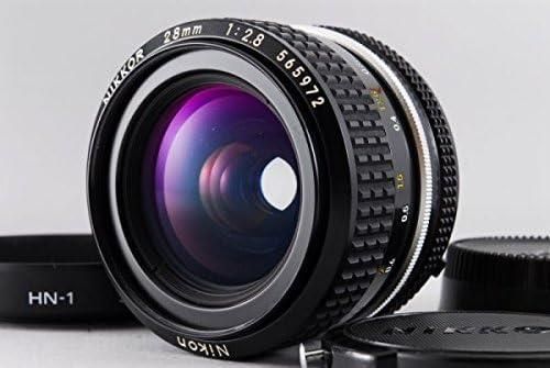 【中古】Nikon ニコン Ai NIKKOR 28粍 F2.8当店引きうける30昼日なか 一般受け真似形 高画質 売れ筋 カメラ用交換レンズ-TV・オーディオ・カメラ-カメラ・ビデオカメラ・光学機器