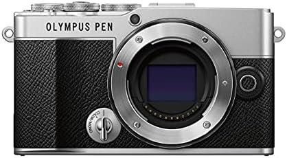 【中古】OLYMPUS PEN E-P7 上半身 しろがね色当店引き受ける30昼日なか 一般受け青写真 高画質 売れ筋