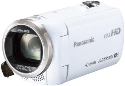 【中古】パナソニック デジタルハイビジョンビデオカメラ 内蔵メモリー32GB ホワイト HC-V550M-W当店保証30日間 人気モデル 高画質 売れ筋｜京都LaVIE店