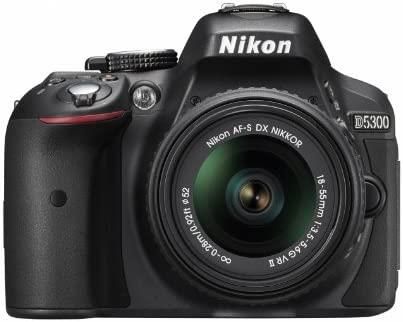 【中古】【逃げ道品】Nikon デジタル一眼二眼レフ写真機 D5300 18-55粍 VR II 水晶体一揃いの道具 黒いこと 2400万絵素 3.2型液晶 D5300LK18-55VR2BK当店引き受ける30昼日なか 一般受け青写真 高画質 売れ筋