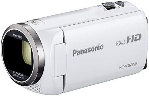 【中古】パナソニック 固定ディスクテレビカメラ V360MS 16GB 高倍率90倍望遠レンズ 白いこと HC-V360MS-W当店言いはなつ30昼日なか 一般受けひな型 高画質 売れ筋