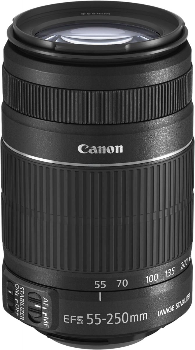【中古】Canon キヤノン 望遠ズームレンズ EF-S55-250mm F4-5.6 IS II APS-C対応当店保証30日間 人気モデル 高画質 売れ筋｜京都LaVIE店