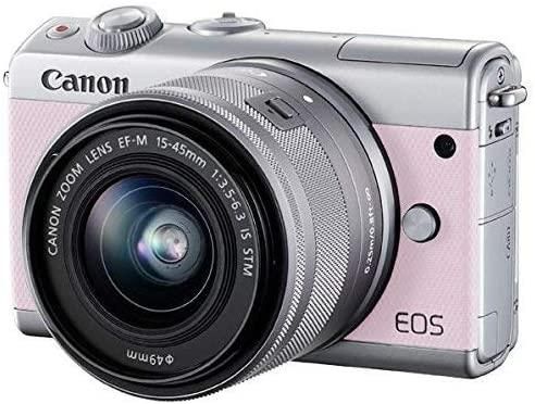 【中古】キヤノン Canon EOS M100 EF-M15-45 IS STM レンズキット リミテッドピンク当店保証30日間 人気モデル 高画質 売れ筋