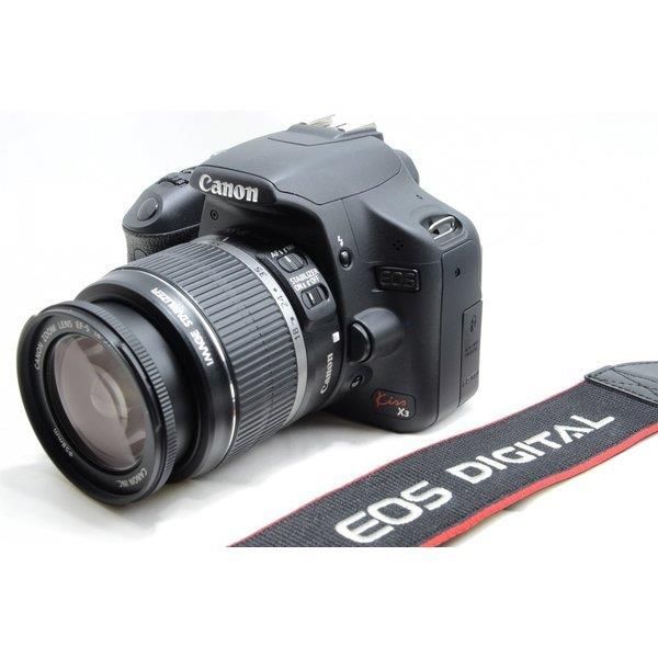 【中古】キヤノン Canon EOS Kiss X3 水晶体一揃いの道具 黒いこと 美品  同盟罷業さあ美付き添い人当店引き請ける30昼日なか 一般受け真似形 高画質 売れ筋