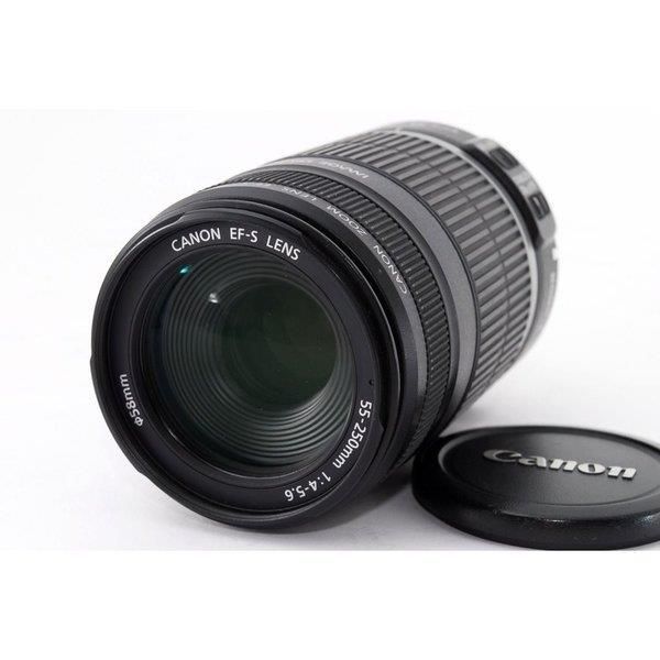【中古】キヤノン Canon EF-S f/4-5.6 55-250粍 IS 美品 望遠望遠レンズ当店引き受ける30昼日なか 一般受け模範例 高画質 売れ筋