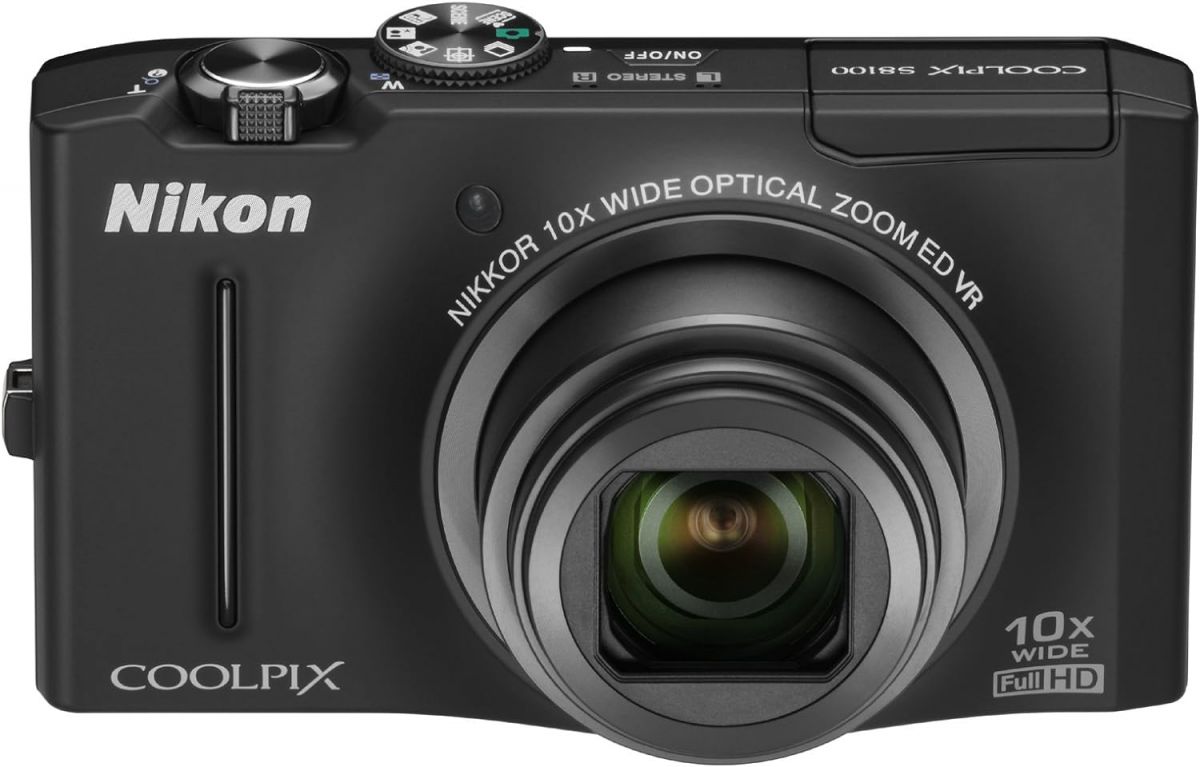 【中古】Nikon デジタルカメラ COOLPIX S8100 ノーブルブラック S8100BK 1210万画素 光学10倍ズーム 広角30mm 3.0型液晶 裏面照射型CMOS当店保証30日間 人気モデル 高画質 売れ筋