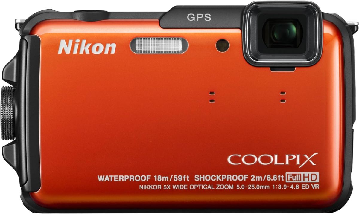 【中古】Nikon デジタル写真機 COOLPIX AW110 雨合羽18m 耐衝撃2m 太陽の光オレンジ色 AW110OR当店引き受ける30昼日なか 一般受け模範例 高画質 売れ筋