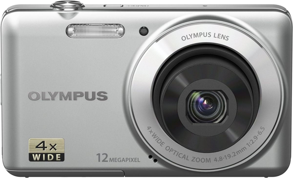 【中古】OLYMPUS デジタル写真機 VG-110 しろがね色 1200万絵素 広角27粍 光学4倍望遠レンズ VG-110 SLV当店引き受ける30昼日なか 一般受け模範例 高画質 売れ筋